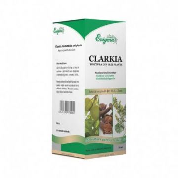 Tinctura antiparazitara din Trei Plante, Clarkia, 50ml - Enigma