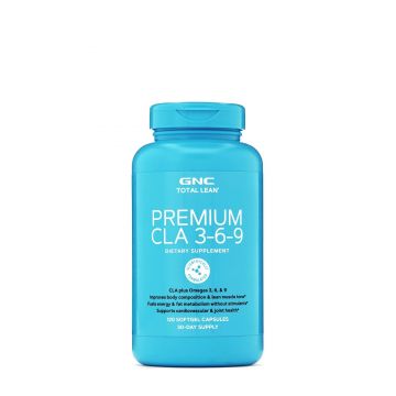 Total lean premium cla 3-6-9, acid linoleic conjugat si omega 3-6-9, 120cps - Gnc