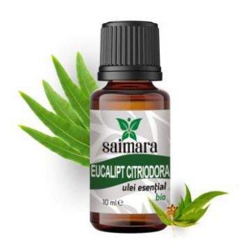 Ulei de Eucalipt Citriodora, eco-bio, 10ml - Saimara