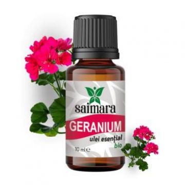 Ulei de Geranium, eco-bio, 10ml - Saimara