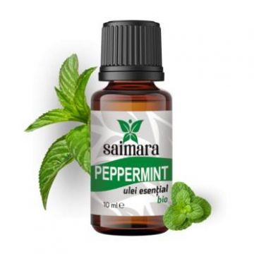 Ulei de Menta Peppermint, eco-bio, 10ml - Saimara