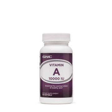 Vitamin A 10000 Iu, Vitamina A 10000 Ui, 100cps - Gnc