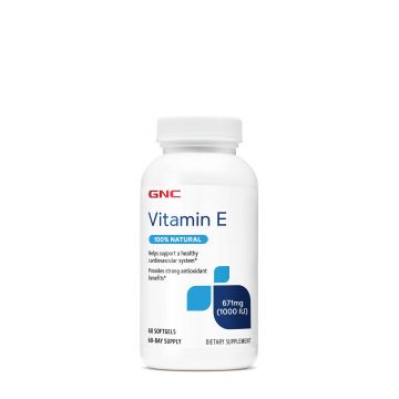 Vitamina E Naturala, 1000Ui, 60cps - Gnc