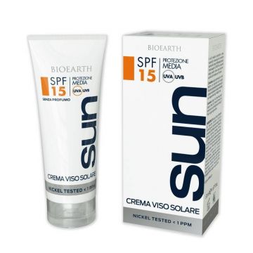 Crema solara ten SPF 15 cu ulei de imortele 50ml Biosun - BIOEARTH