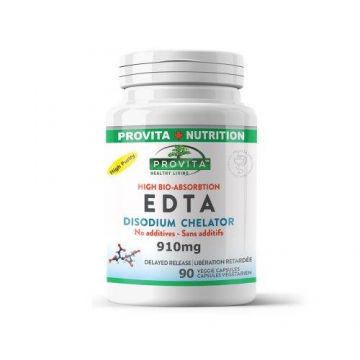 EDTA, 910 mg, 90cps - Provita Nutrition