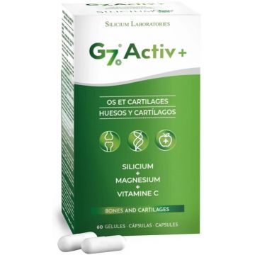 G7 Silciu Activ +, oase si cartilaj, 60cps - Silicium
