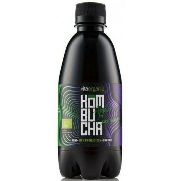 Kombucha cu mere si scortisoara, eco-bio, 330ml - Vita Organic Kombucha cu mere si scortisoara, eco-bio, 330ml - Vita Organic
