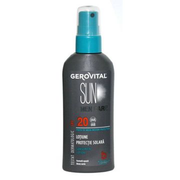 Lotiune protectie solara SPF 20 - MEN Care 150ml - Gerovital Sun