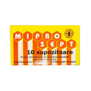 Miprosept 0,5mg x 10 supozitoare (Institutul de Cercetare Apicol)