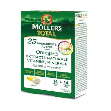 Mollers Total, 14cps+14tb, Pharma Brands