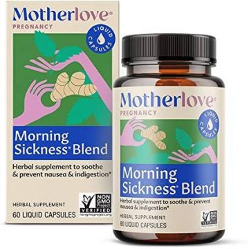 Morning Sickness Blend, 60 capsule lichide pentru disgravidie, Motherlove