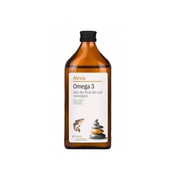 Omega 3 Ulei din ficat de cod norvegian 500ml - Alevia