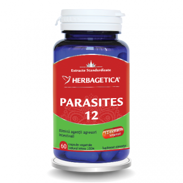 Parasites 12 Detox Forte 60cps Herbagetica