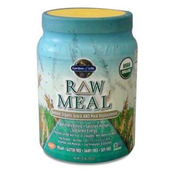 Raw meal - inlocuitor de mas bogat in proteine - orgarnic - 593g - Garden of Life