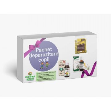 Schema de tratament antiparazitar IV - pentru copii