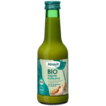 Suc de ghimbir si turmeric, eco-bio, 200ml - Alnavit