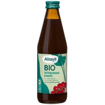 Suc de merisoare salbatice, eco-bio, 330ml - Alnavit