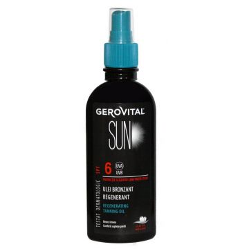 Ulei bronzant regenerant SPF 6 150ml - Gerovital Sun