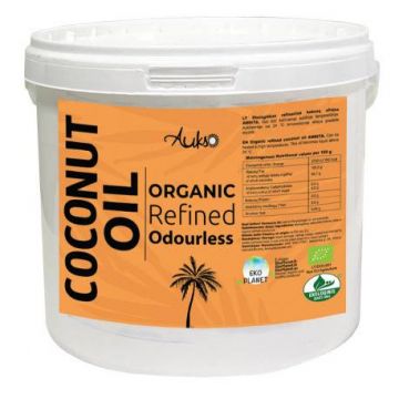 Ulei de Cocos dezodorizat, eco-bio, 3litri - Aukso