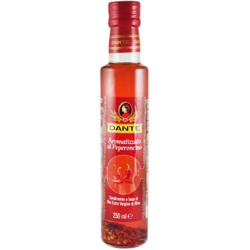 Ulei de masline extravirgin aromat cu chili, 250ml - Olio Dante