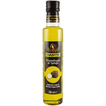 Ulei de masline extravirgin aromat cu trufe negre, 250ml - Olio Dante