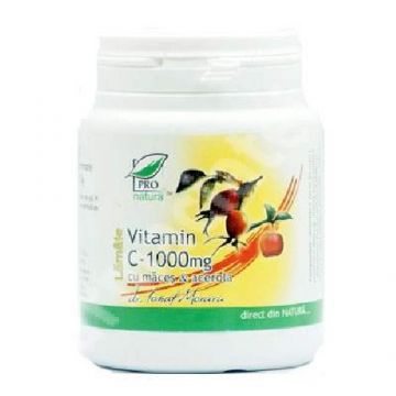 Vitamina C 1000mg Macese&Acerola, 60cpr, Pro Natura