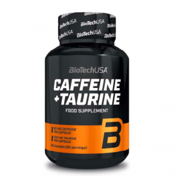 Caffeine +Taurine, 60cps, BiotechUSA