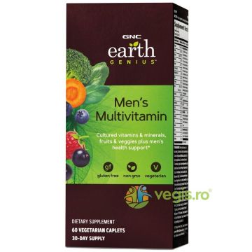 Complex de Multivitamine pentru Barbati Earth Genius 60tb vegetale