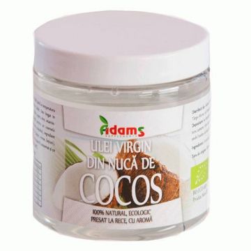 Ulei de Cocos presat la rece, 250ml - Adams Vision