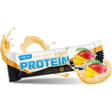 Baton proteic cu mango si glazura de iaurt, 60g MAX SPORT