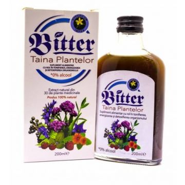 Bitter Taina Plantelor fara alcool - 200ml - HYPERICUM