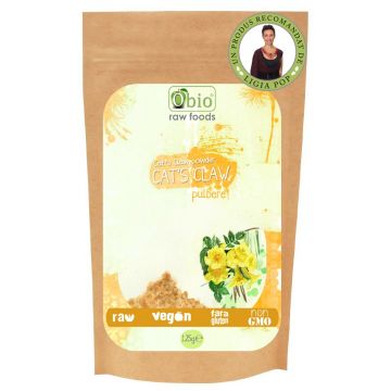 Cats claw - ghiara matei- pulbere raw-eco-bio - 125g - OBIO