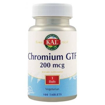 Chromium GTF 200mcg 100tb - KAL - Secom