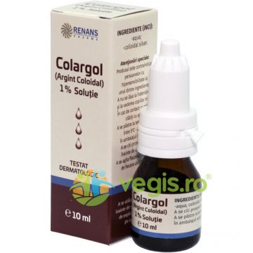 Colargol Argint Coloidal 1% Solutie 10ml