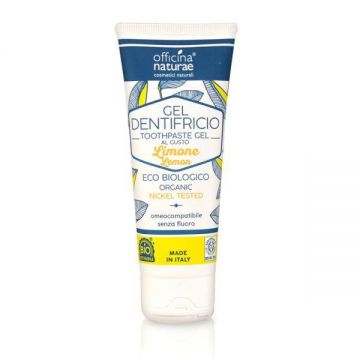 Gel de dinti bio cu lamaie 75ml - Officina Naturae