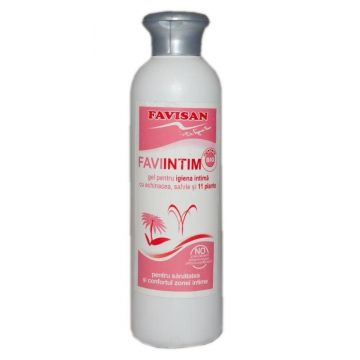 Gel igiena intima echinaceea, salvie si 11 plante -eco-bio- 250ml - FAVISAN