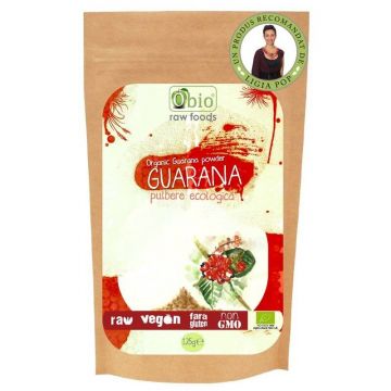 GUARANA pulbere raw bio 125g - OBio