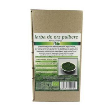 Iarba de orz pulbere Noua Zeelanda eco-bio 150g, Deco Italia