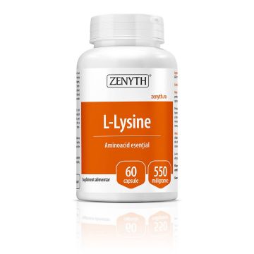 L-Lysine 550mg, 60cps - Zenyth