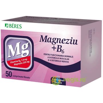 Magneziu + B6 50cpr