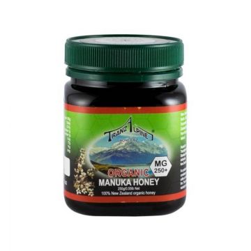 Miere de Manuka organica, MG 250+ 250g - Tranz Alpine