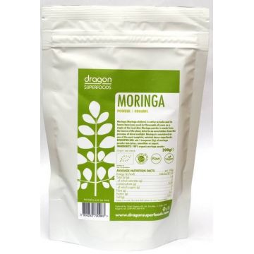 Moringa pudra eco-bio 200g - Dragon Superfoods