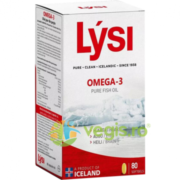 Omega-3 Ulei Pur de Peste 80cps