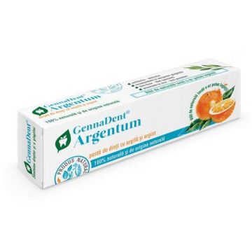 Pasta de dinti GennaDent Argentum 50ml - Vivanatura