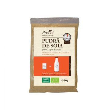 Pudra de soia - eco-bio 80g - Pronat