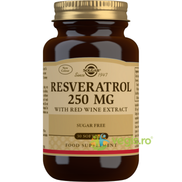 Resveratrol 250mg cu Extract de Vin Rosu 30cps
