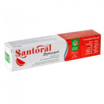Santoral Homeopat pasta de dinti, 75ml - Steaua Divina