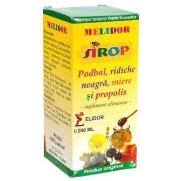 SIROP PODBAL + RIDICHIE NEAGRA + PROPOLIS + MIERE 200ml, Pontica Elidor