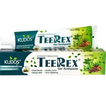 Teerex Gel de dinti Ayurvedic cu 18 plante 100g - Kudos