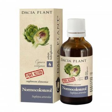 Tinctura fara alcool Normocolesterol 50ml - Dacia Plant